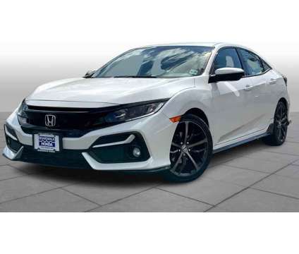 2021UsedHondaUsedCivic HatchbackUsedCVT is a Silver, White 2021 Honda Civic Car for Sale in Egg Harbor Township NJ