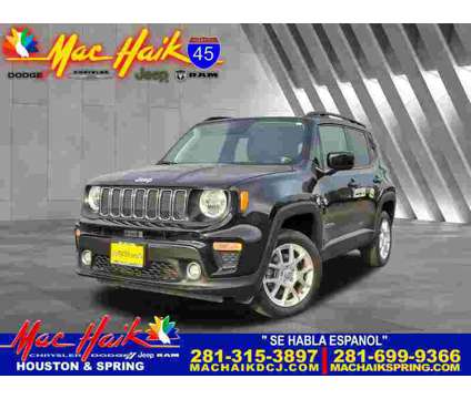 2020UsedJeepUsedRenegadeUsed4x4 is a Black 2020 Jeep Renegade Car for Sale in Houston TX