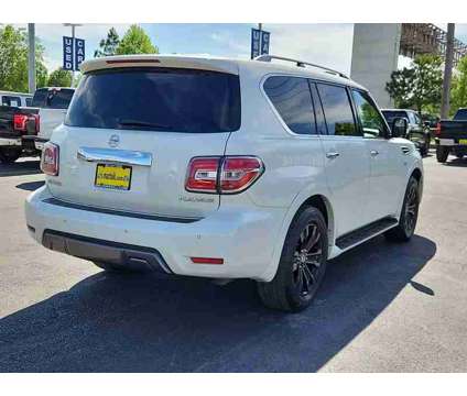 2019UsedNissanUsedArmadaUsed4x2 is a White 2019 Nissan Armada Car for Sale in Houston TX