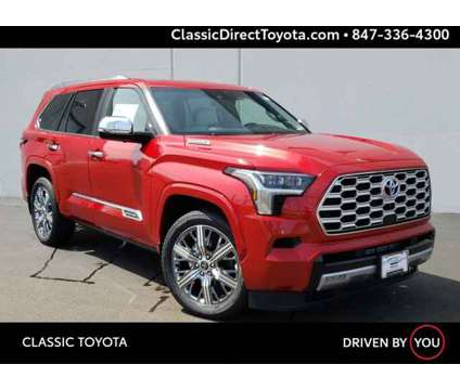 2024 Toyota Sequoia Capstone is a Red 2024 Toyota Sequoia Car for Sale in Waukegan IL