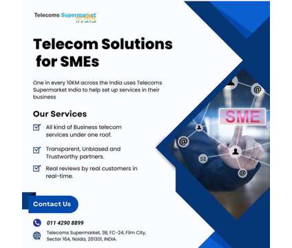 Empower Your Business with Tailored Telecom Solutions for SMEs from Telecoms is a Other Creative service in Delhi DL