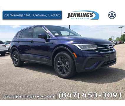 2024 Volkswagen Tiguan SE is a Blue 2024 Volkswagen Tiguan SE Car for Sale in Glenview IL