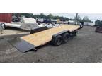 2024 Down 2 Earth 82x20 10k Power Tilt Wood Deck car hauler equipmen