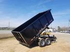 2024 Down 2 Earth 7x14 48 high side Low Pro dump trailer w ramps