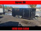 2024 Covered Wagon 7x16blackout enclosed trailer w extra wide doors