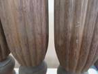 4 Antique Solid Oak Claw Feet Table Legs