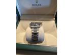 Rolex Datejust 116334 Silver Oyster Bracelet with White Gold Bezel