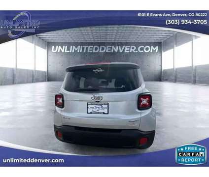 2017 Jeep Renegade for sale is a Silver 2017 Jeep Renegade Car for Sale in Denver CO