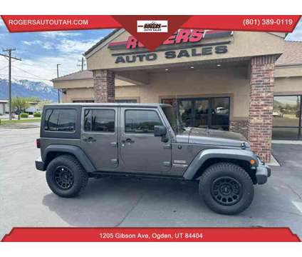 2018 Jeep Wrangler Unlimited for sale is a Grey 2018 Jeep Wrangler Unlimited Car for Sale in Ogden UT