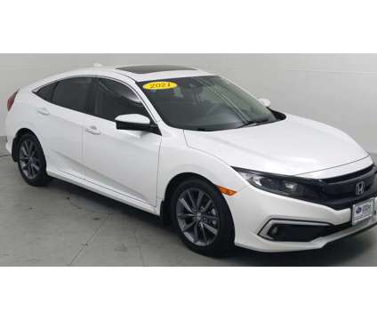 2021UsedHondaUsedCivicUsedCVT is a Silver, White 2021 Honda Civic Car for Sale in Charleston SC