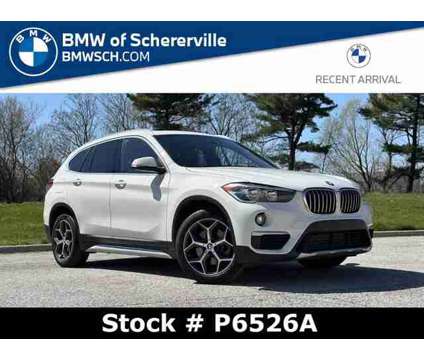 2019 BMW X1 sDrive28i is a White 2019 BMW X1 sDrive 28i Car for Sale in Schererville IN