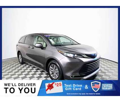 2021 Toyota Sienna XLE is a Grey 2021 Toyota Sienna XLE Car for Sale in Tampa FL