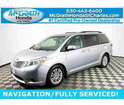 2015 Toyota Sienna XLE is a Silver 2015 Toyota Sienna XLE Car for Sale in Saint Charles IL