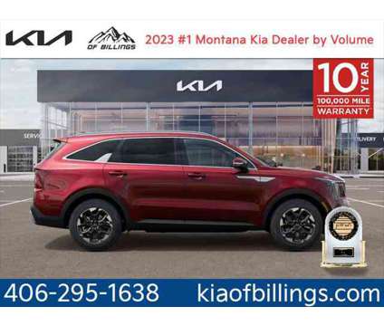 2024 Kia Sorento S is a Red 2024 Kia Sorento SUV in Billings MT