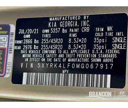 2021 Kia Sorento SX is a Tan 2021 Kia Sorento SX SUV in Tampa FL