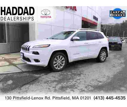 2017 Jeep Cherokee Overland is a White 2017 Jeep Cherokee Overland SUV in Pittsfield MA