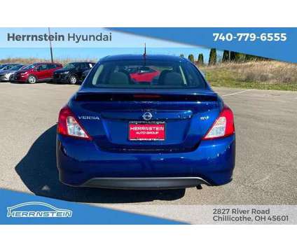 2019 Nissan Versa 1.6 SV is a Blue 2019 Nissan Versa 1.6 Trim Sedan in Chillicothe OH