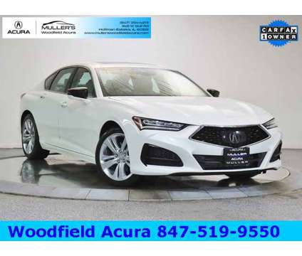 2021 Acura TLX Technology Package is a Silver, White 2021 Acura TLX Tech Sedan in Hoffman Estates IL