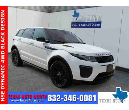 2019 Land Rover Range Rover Evoque HSE Dynamic is a White 2019 Land Rover Range Rover Evoque HSE Dynamic SUV in Houston TX