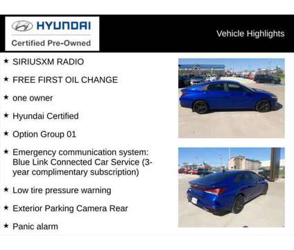 2023 Hyundai Elantra SEL is a Blue 2023 Hyundai Elantra Sedan in Quincy IL