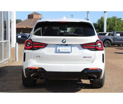 2024 BMW X3 M40i is a White 2024 BMW X3 M40i SUV in Meridian MS
