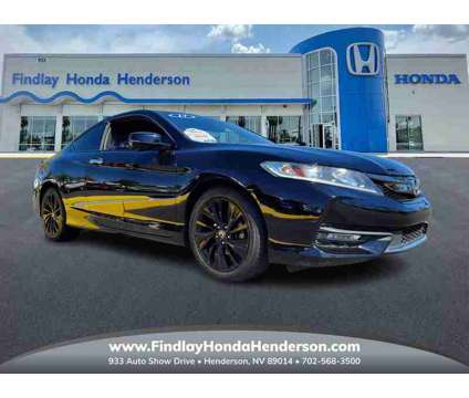 2017 Honda Accord EX-L w/Navigation and Honda Sensing is a Black 2017 Honda Accord EX-L Coupe in Henderson NV