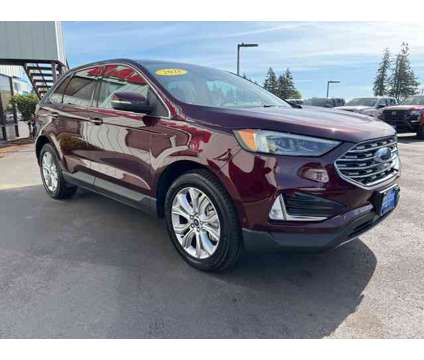 2021 Ford Edge Titanium is a Red 2021 Ford Edge Titanium Car for Sale in Mcminnville OR