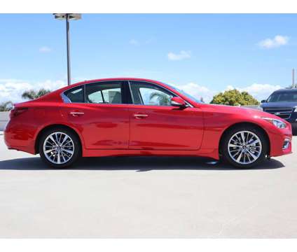 2024 Infiniti Q50 Luxe is a Red 2024 Infiniti Q50 Sedan in Oxnard CA