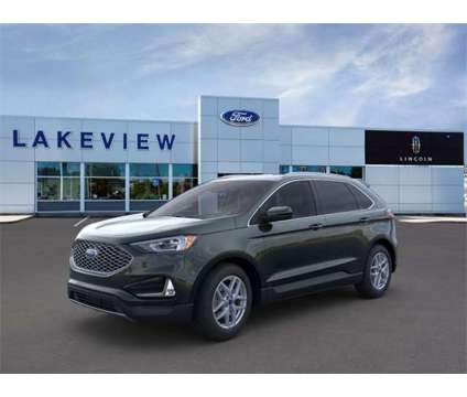 2024 Ford Edge SEL is a Green 2024 Ford Edge SEL SUV in Battle Creek MI
