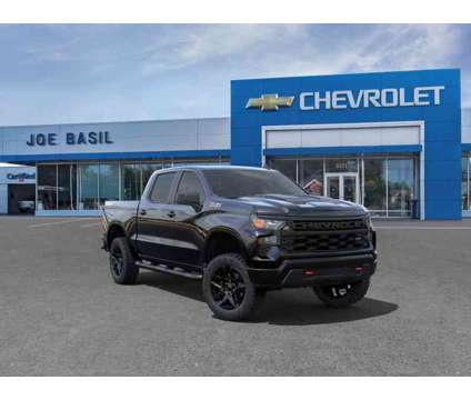 2024 Chevrolet Silverado 1500 Custom Trail Boss is a Black 2024 Chevrolet Silverado 1500 Custom Truck in Depew NY