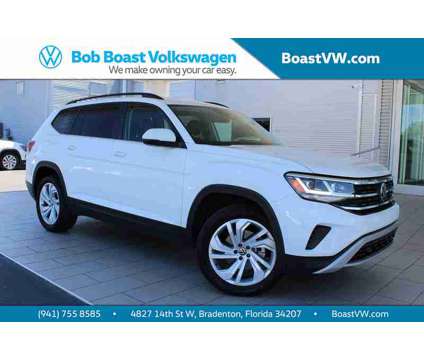 2022 Volkswagen Atlas 3.6L V6 SE w/Technology VW CERTIFIED is a White 2022 Volkswagen Atlas SUV in Bradenton FL