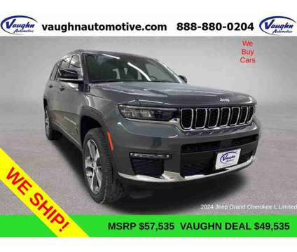 2024 Jeep Grand Cherokee L Limited is a Grey 2024 Jeep grand cherokee Limited SUV in Ottumwa IA