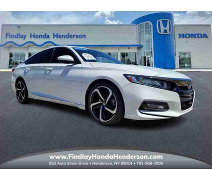 2020 Honda Accord Sport 2.0T is a Silver, White 2020 Honda Accord Sport Sedan in Henderson NV