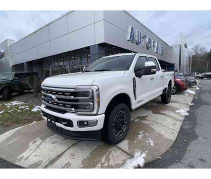 2024 Ford F-350SD Platinum is a White 2024 Ford F-350 Platinum Truck in Haverhill MA