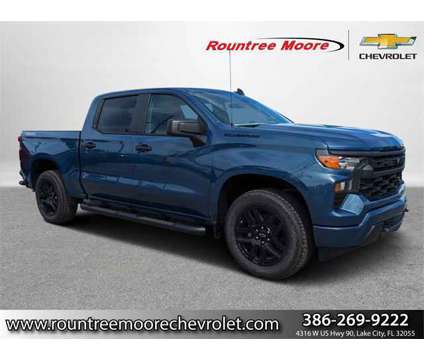 2024 Chevrolet Silverado 1500 Custom is a Blue 2024 Chevrolet Silverado 1500 Custom Truck in Lake City FL