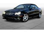 2009UsedMercedes-BenzUsedCLK-ClassUsed2dr Cabriolet