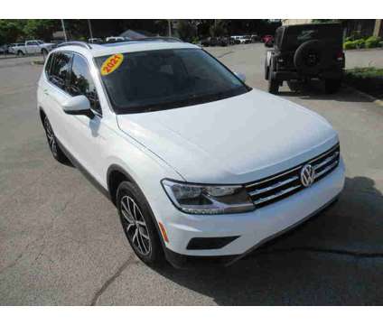 2021UsedVolkswagenUsedTiguanUsed2.0T FWD is a White 2021 Volkswagen Tiguan Car for Sale in Jefferson City TN