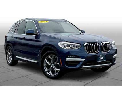 2021UsedBMWUsedX3UsedSports Activity Vehicle is a Blue 2021 BMW X3 Car for Sale in Manchester NH