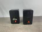 Pair of Polk Audio RM3000 Monitor Series-2 Satellite Speakers Gray PARTS REPAIR