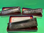 M. Hohner Harmonica Marine Band No. 1896 With Case. LOT