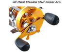 Suoerlun Conventional Reel Round Baitcasting Reel Saltwater Sea Left Right Hand
