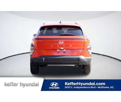 2024 Hyundai Kona SEL is a Orange 2024 Hyundai Kona SEL SUV in Matthews NC