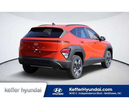 2024 Hyundai Kona SEL is a Orange 2024 Hyundai Kona SEL SUV in Matthews NC