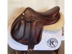 17" Devoucoux Chiberta Lab Monoflap Saddle - Full Buffalo - 2012 - 1A Flaps -