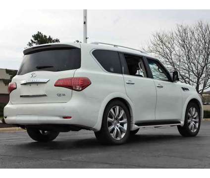 2012 INFINITI QX56 8-passenger is a White 2012 Infiniti QX56 Car for Sale in Rockford IL