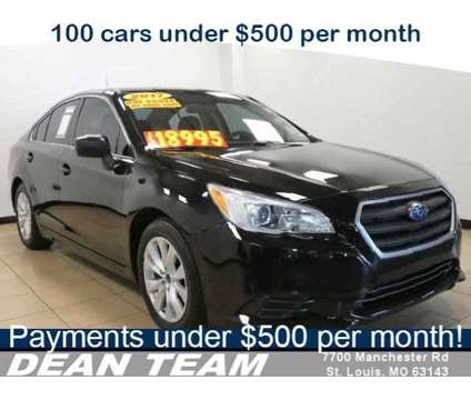 2017 Subaru Legacy 4dr is a Black 2017 Subaru Legacy 2.5i Car for Sale in Saint Louis MO