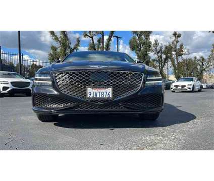 2024 Genesis G80 3.5T **CERTIFIED** is a Black 2024 Genesis G80 3.8 Trim Sedan in Corona CA