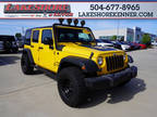 2015 Jeep Wrangler Unlimited Yellow, 74K miles