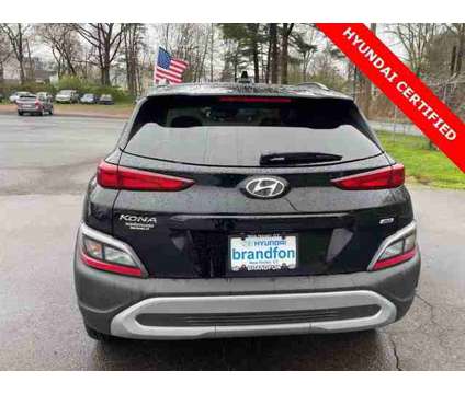 2023 Hyundai Kona SEL is a Black 2023 Hyundai Kona SEL SUV in New Haven CT