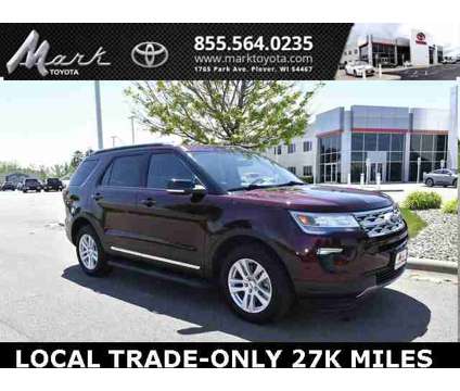 2018 Ford Explorer XLT 4WD is a Red 2018 Ford Explorer XLT SUV in Plover WI